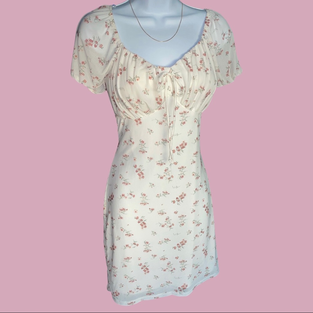 White Floral Sundress
